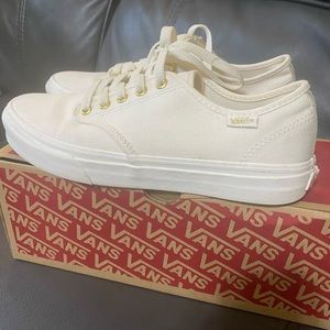 Women’s Cream Vans